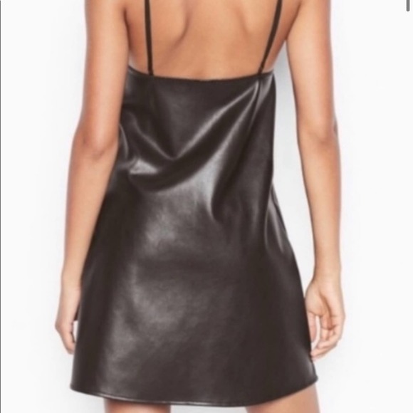NWT Victoria’s Secret Leather Mini Dress - Picture 3 of 6